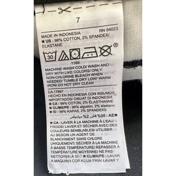 Old Navy Dress Pants Boys 7 Straight Black Built In Flex Reinforced Knees NWT - Picture 7 of 8